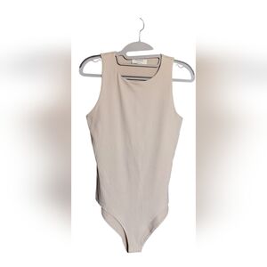 Zenana Outfitters Cream Bodysuit